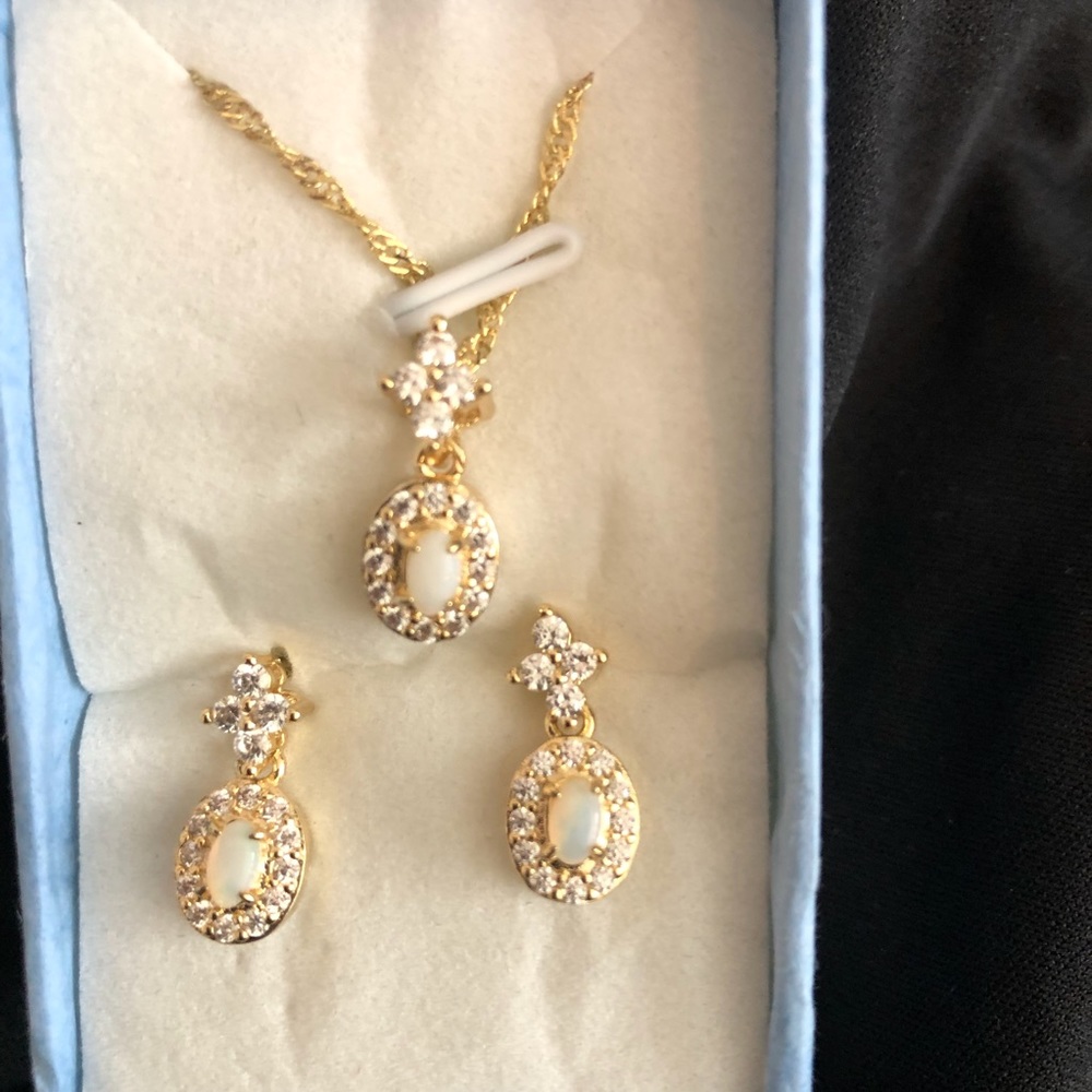 Necklace With Matching Earrings